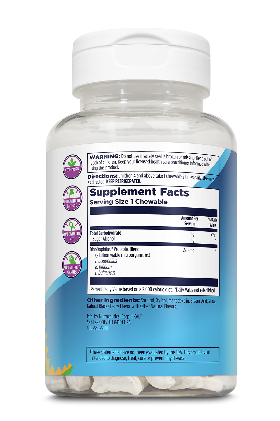 Dino-Dophilus Probiotic 60 Count