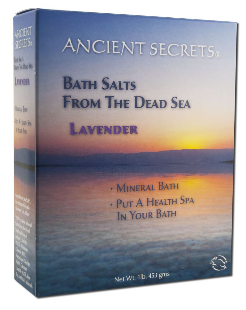 Mineral Bath Salts Lavender 16oz.