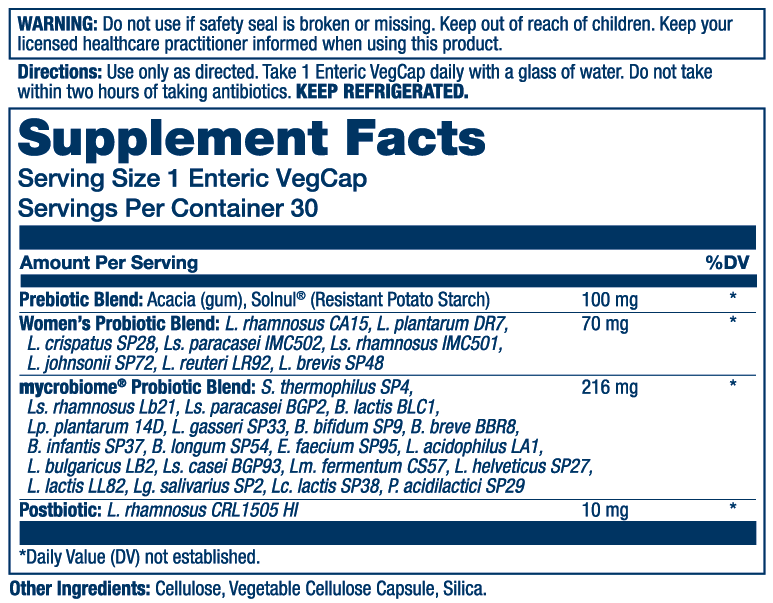 Complete Probiotic Women's 30 Count
