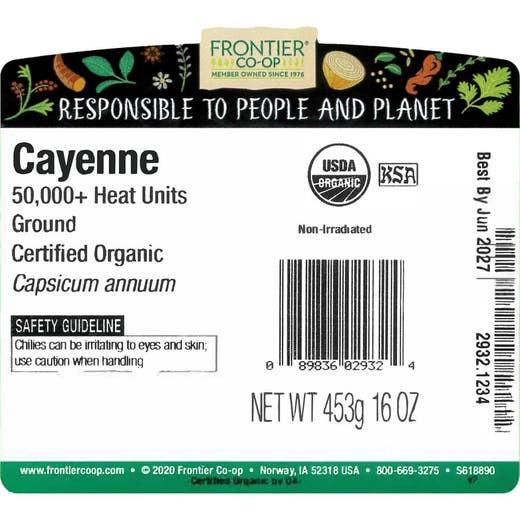 Cayenne Powder 50,000+ H.U.