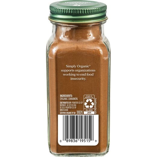 Organic Ceylon Cinnamon Ground 2.08oz.