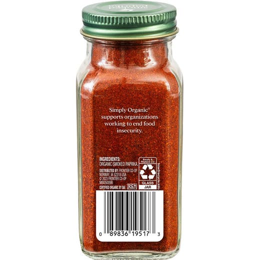Organic Smoked Paprika Ground 2.72oz.