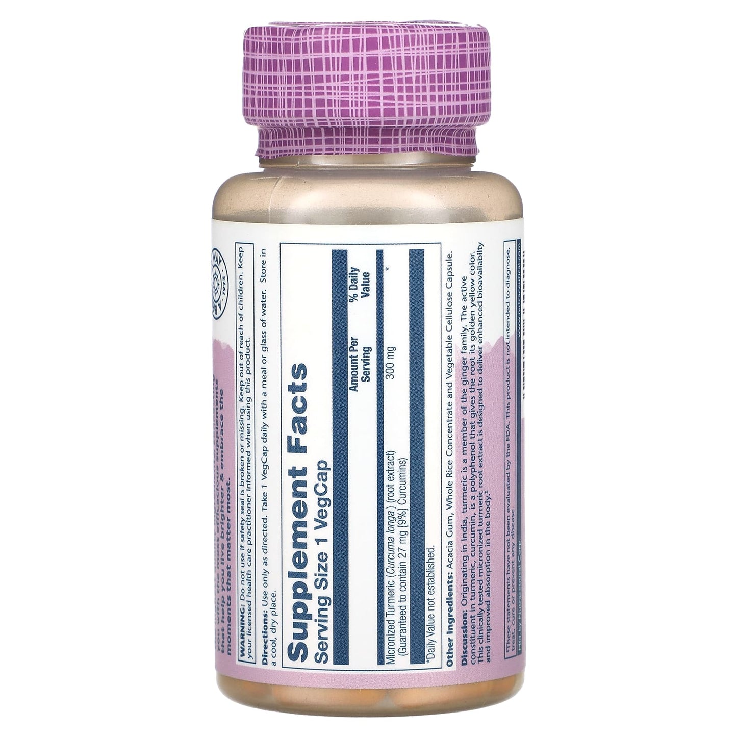 Turmeric Root Extract 300mg 30 Count