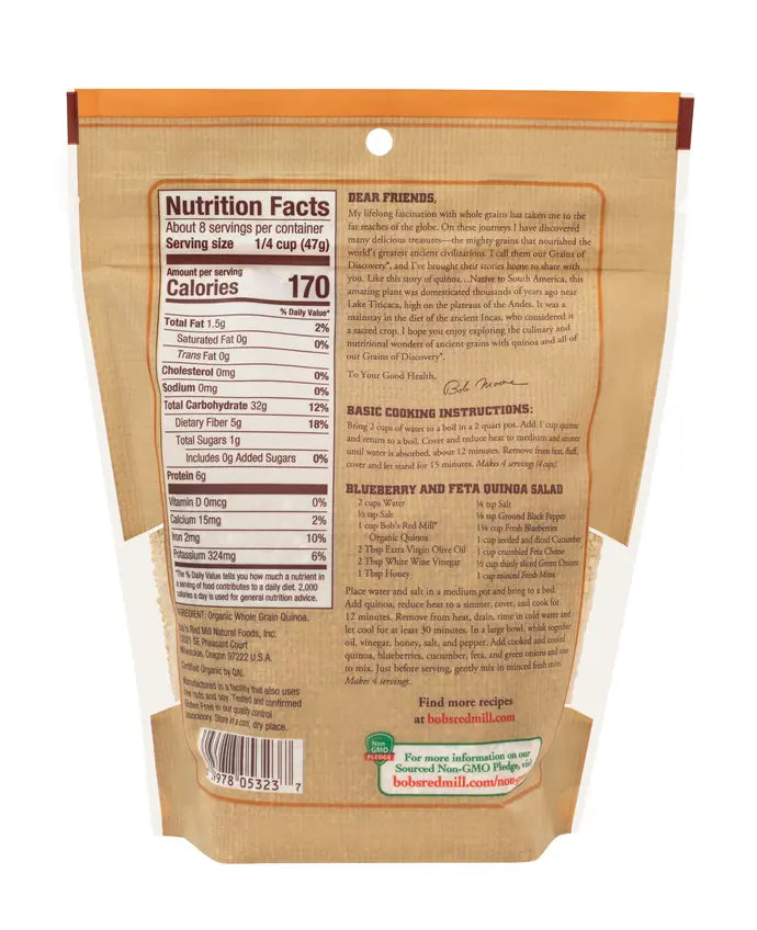 Organic Whole Grain Quinoa