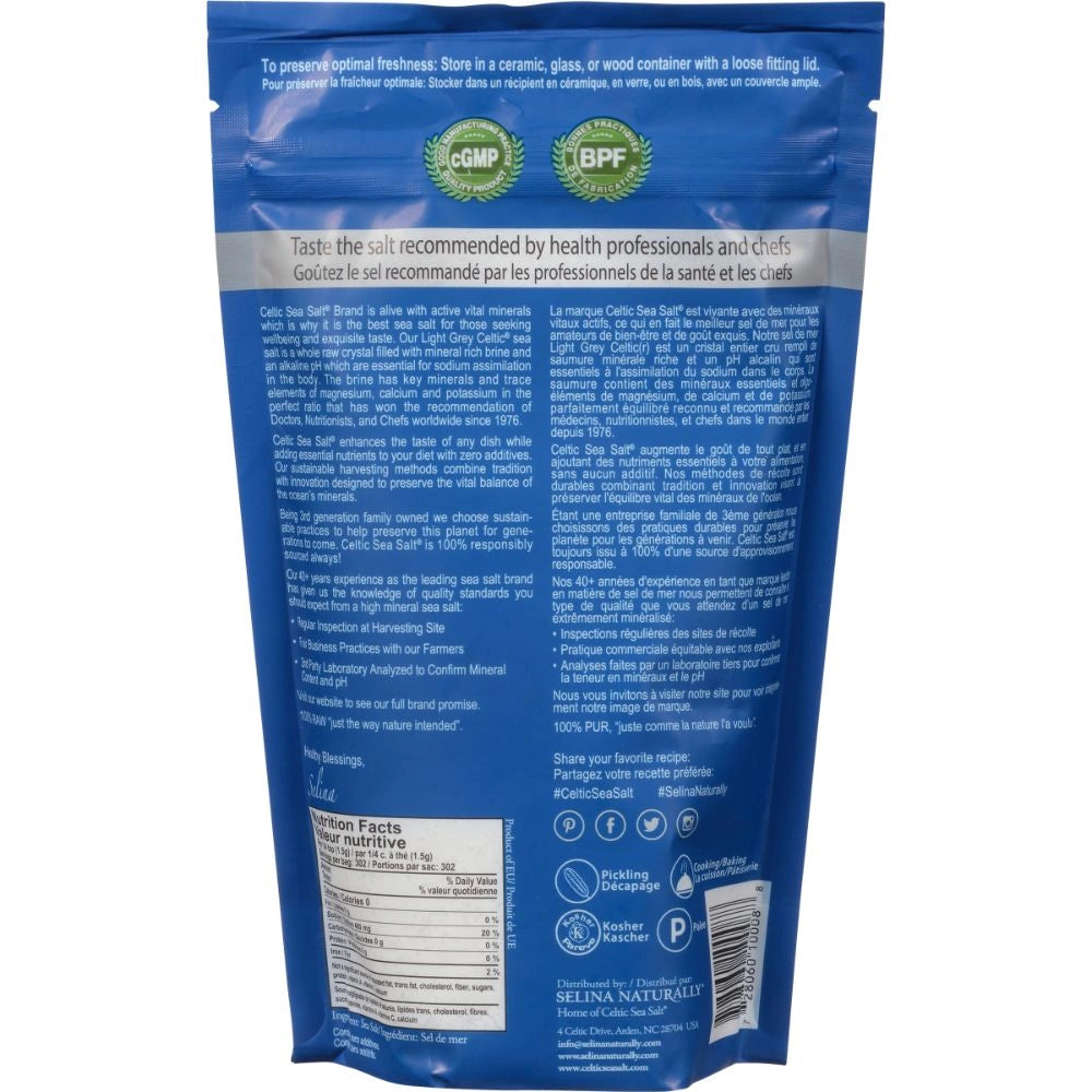 Celtic Sea Salt Light Grey Celtic 16oz.