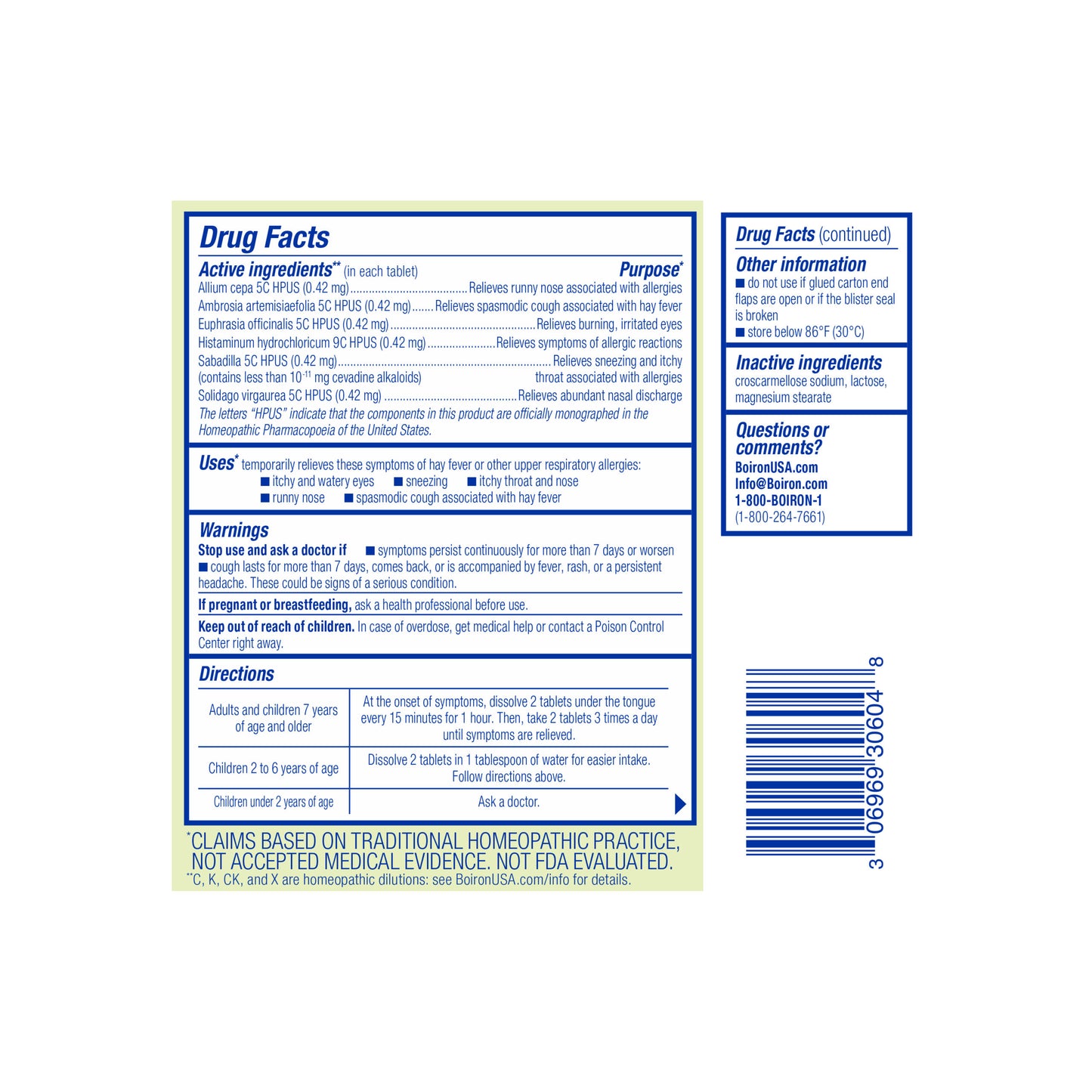 Allergy Calm Meltaway Tablets