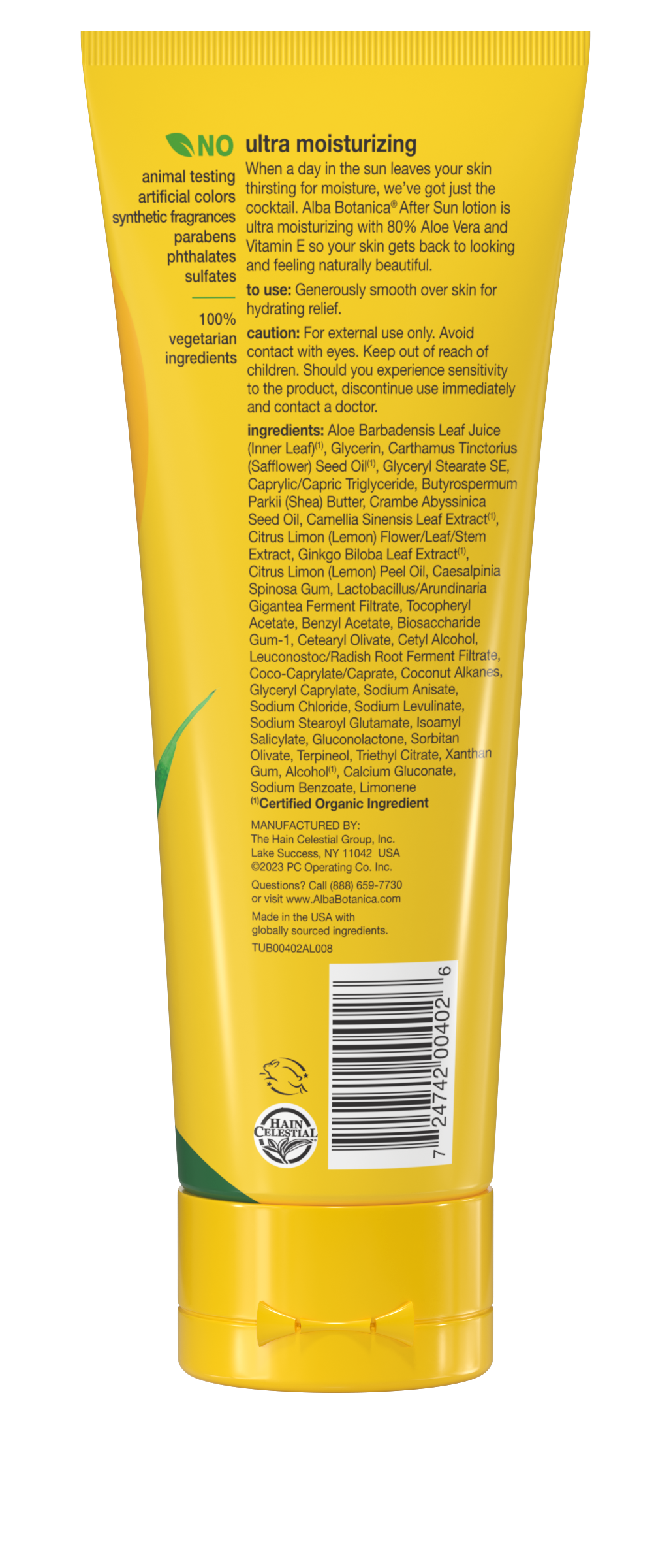 Aftersun Lotion 85% Aloe Vera
