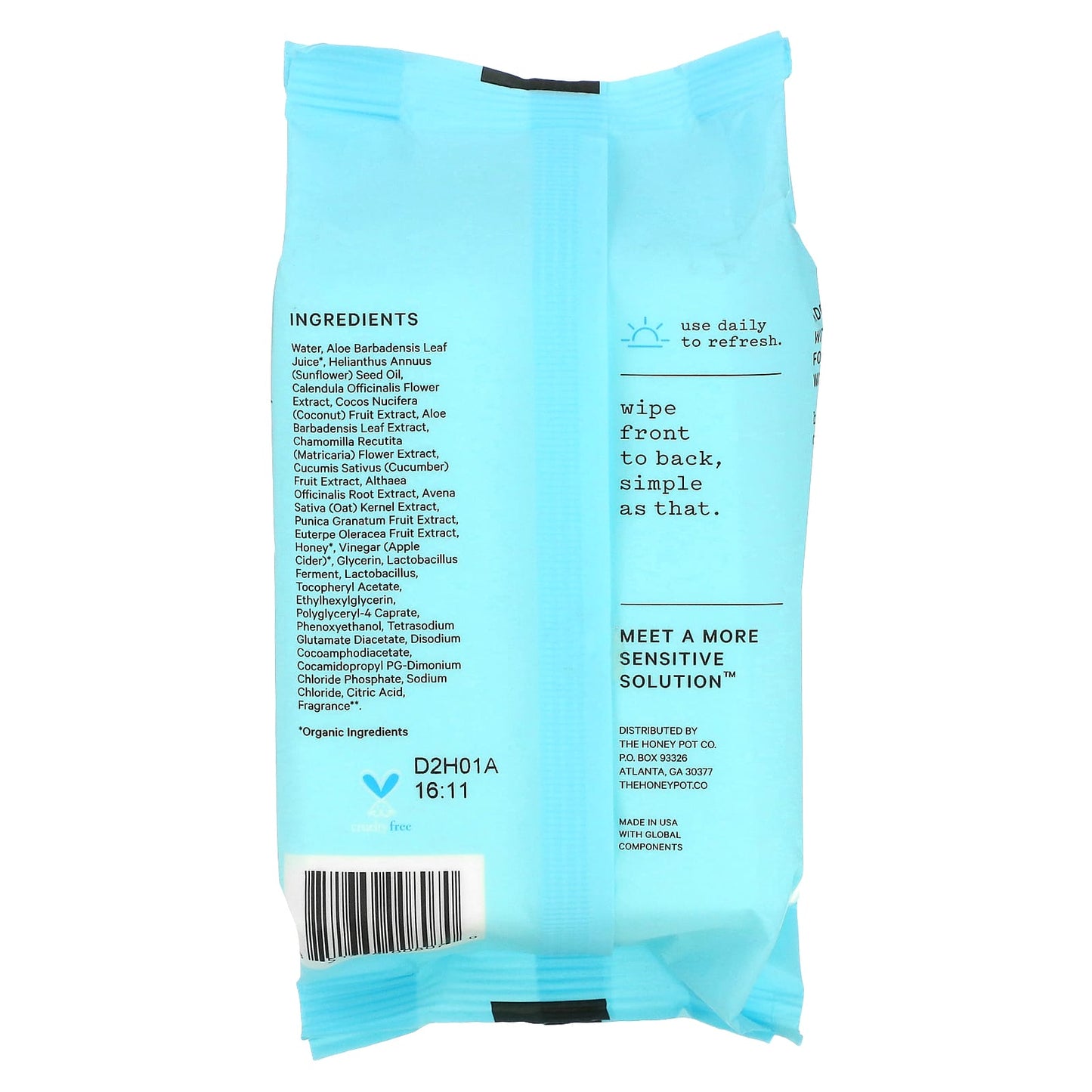 Sensitive Wipes 30 Count