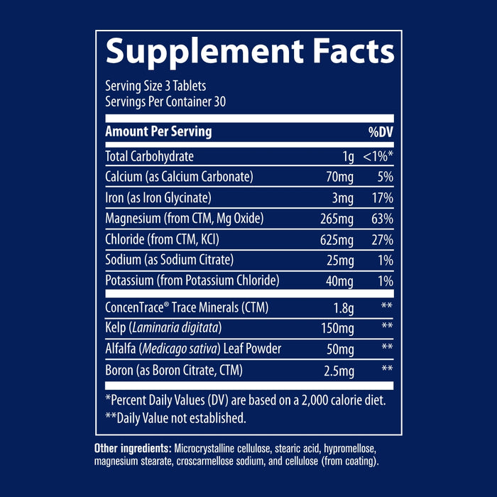 Trace Mineral Tablets 90ct.