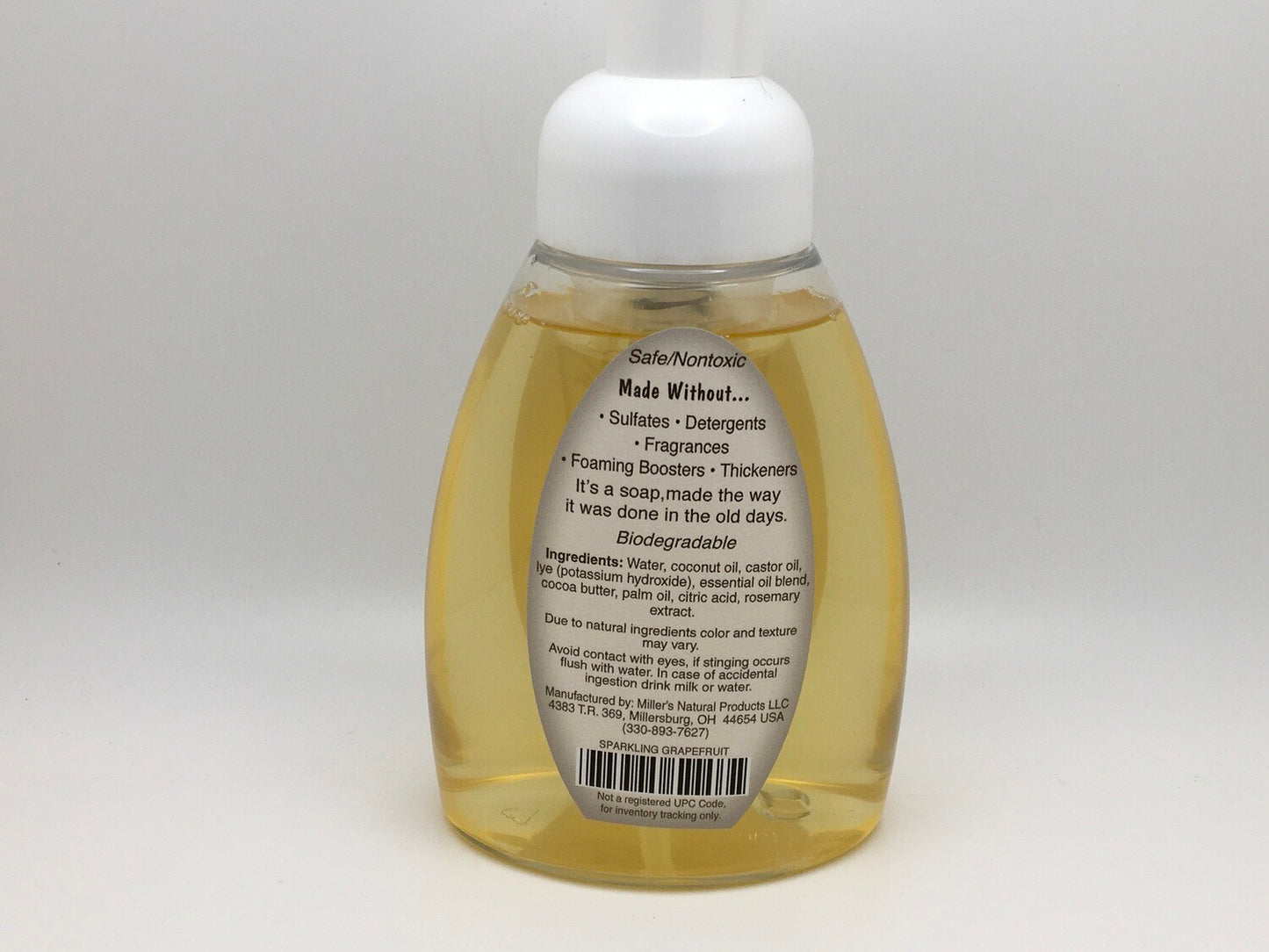 Foaming Hand Soap Sparkling Grapefruit 8oz.