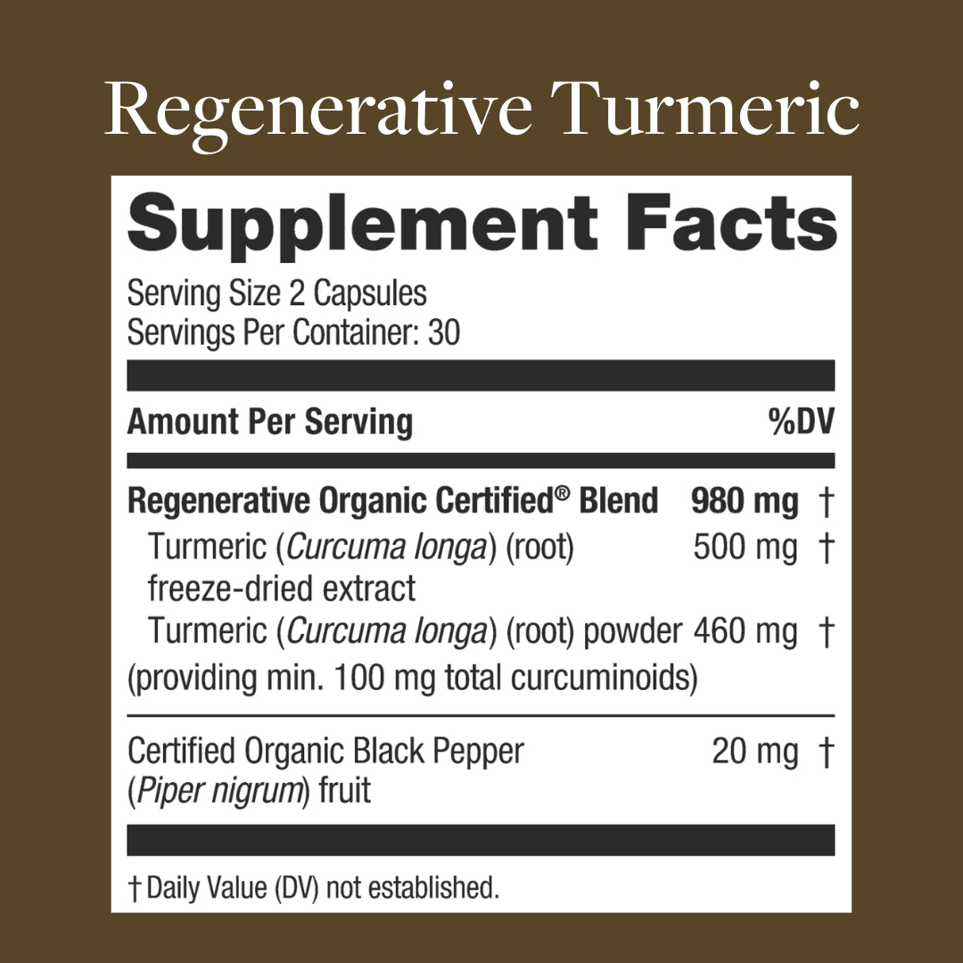 Regenerative Turmeric 60 Count