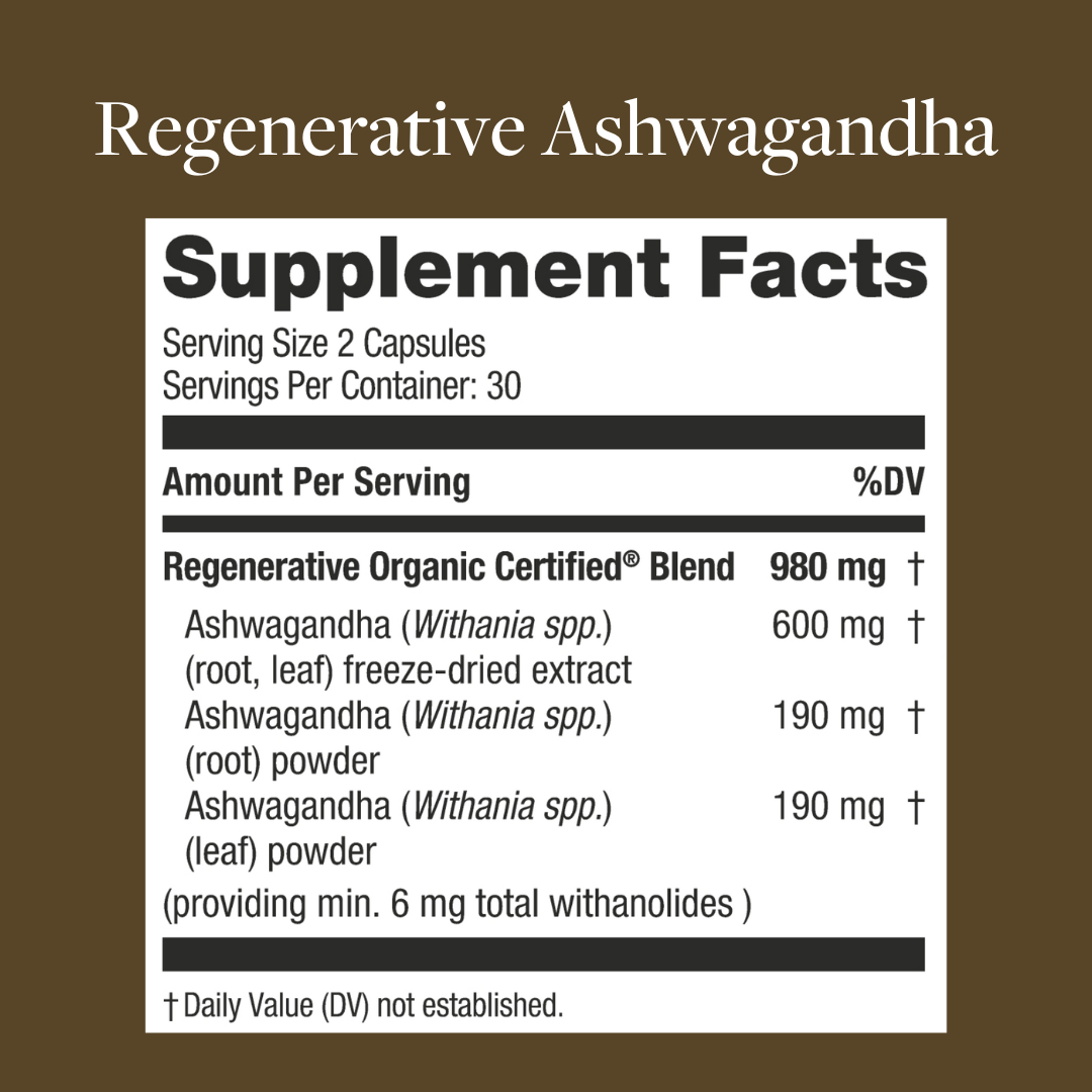 Regenerative Ashwagandha 60 Count