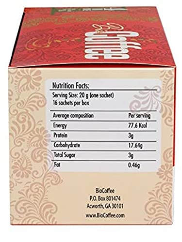 Bio Coffee W/Wheatgrass 16 Count