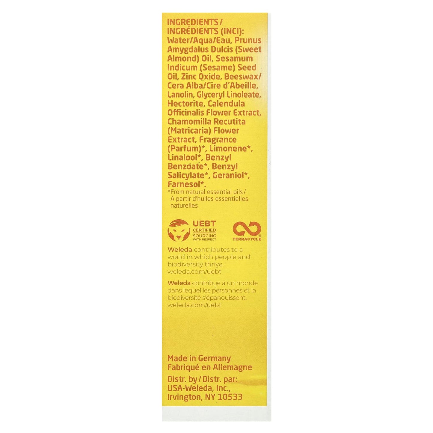 Calendula Diaper Cream 2.8oz.