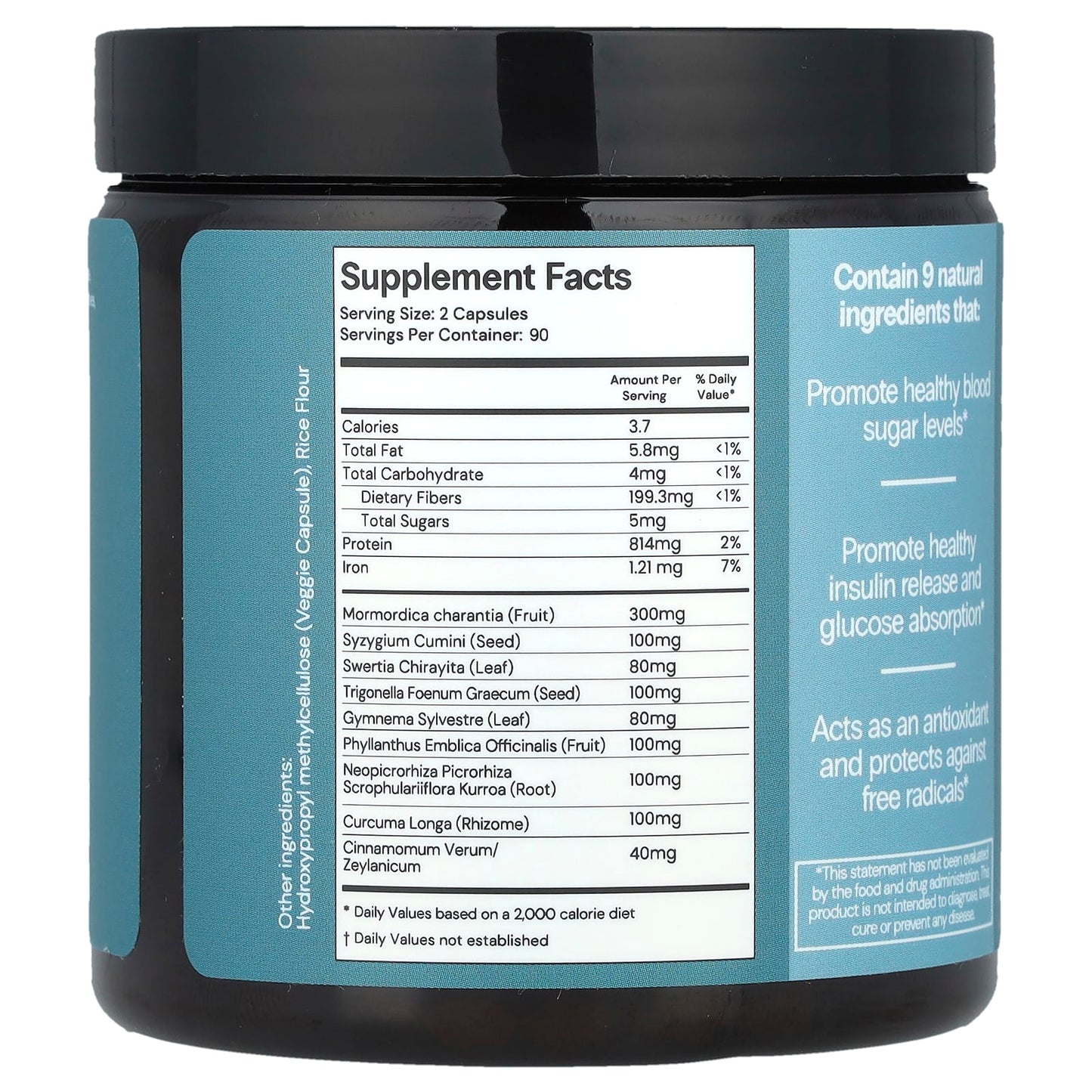 Curalin Blood Sugar Support 180 count