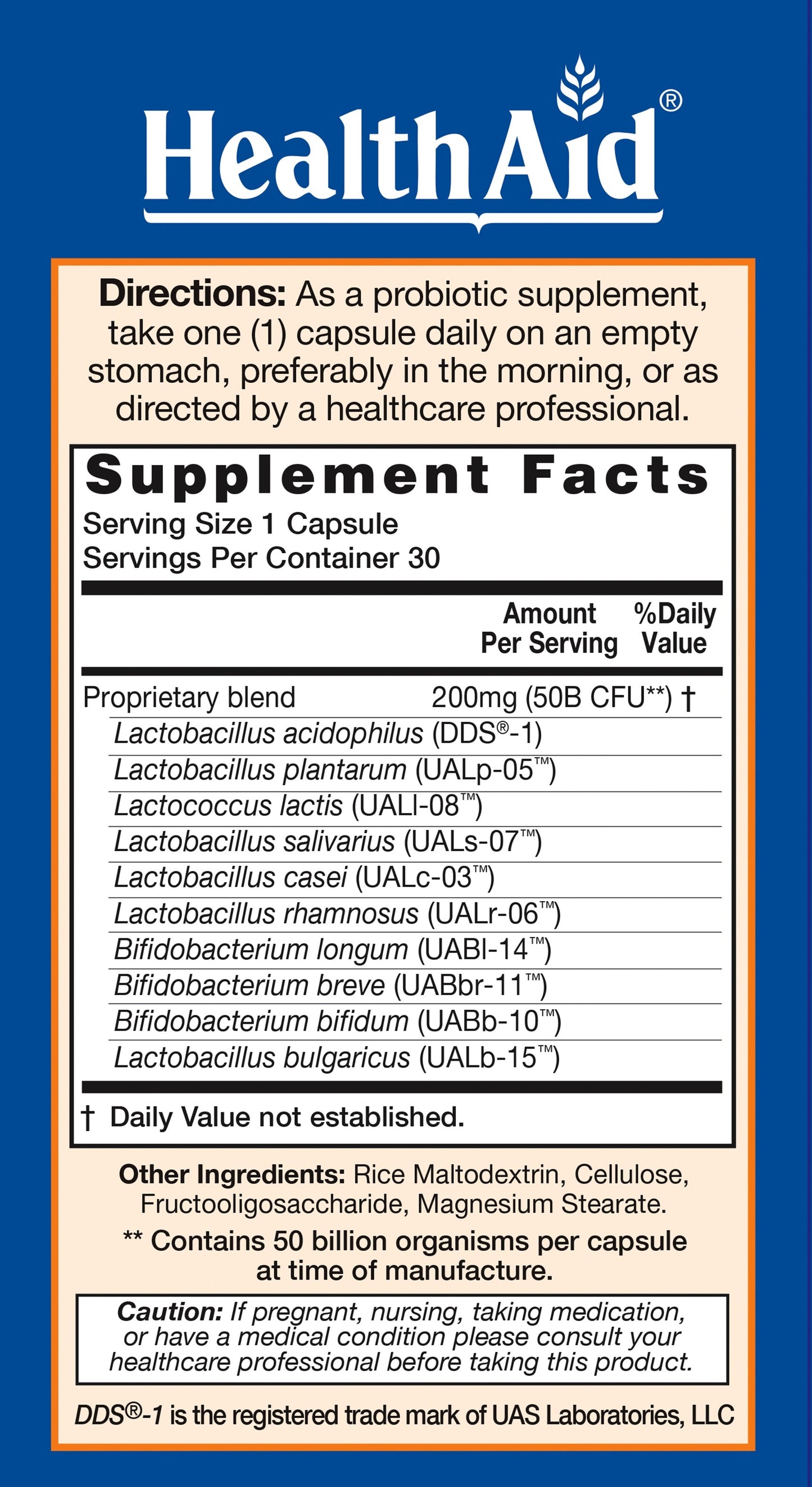 ImmuProbio  50 Billion  with Prebiotic