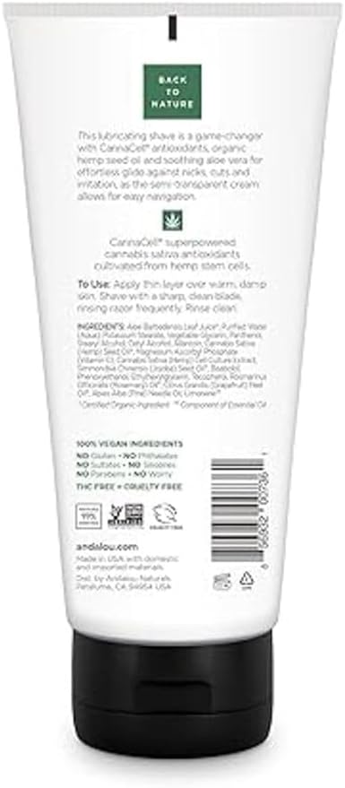 Men Smooth Glide Shave Cream 6oz.