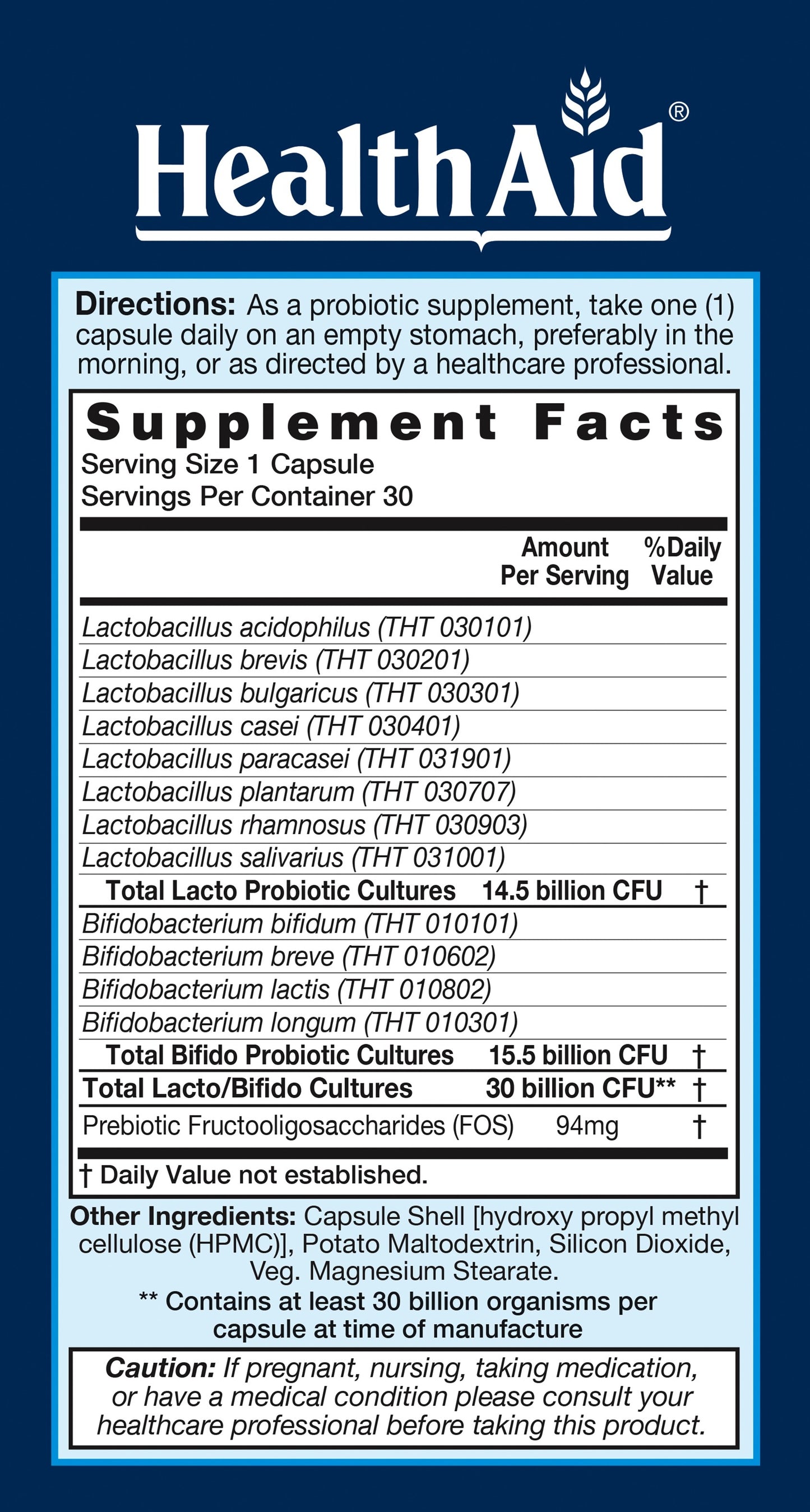 SeniorProbio 30 billion with Prebiotic
