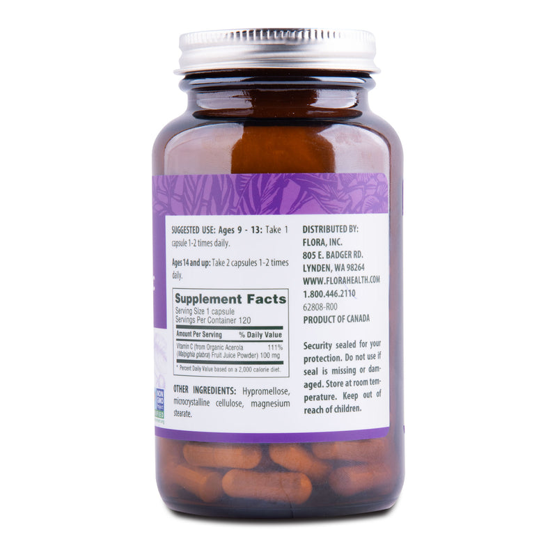 Acerola Natural Vitamin C 120 Count
