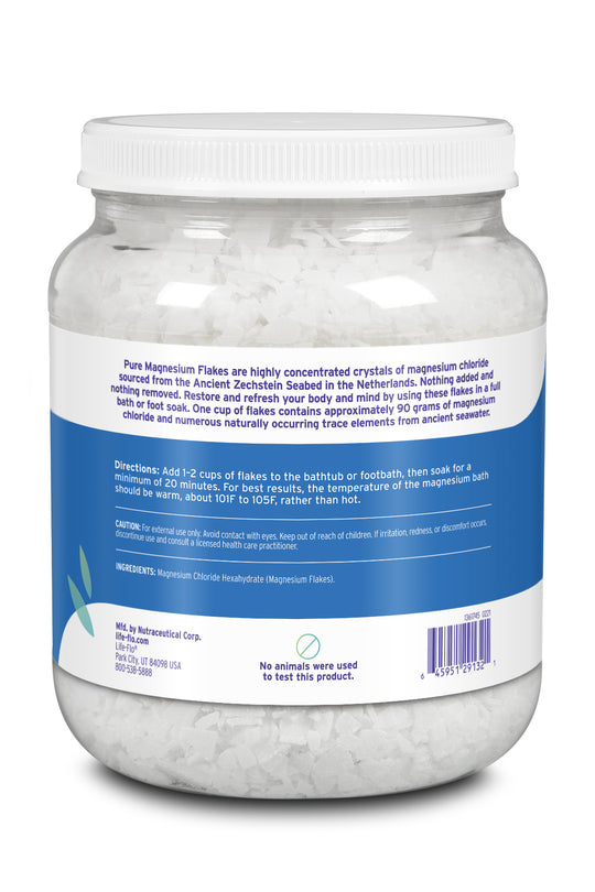 Pure Magnesium Flakes 44oz.