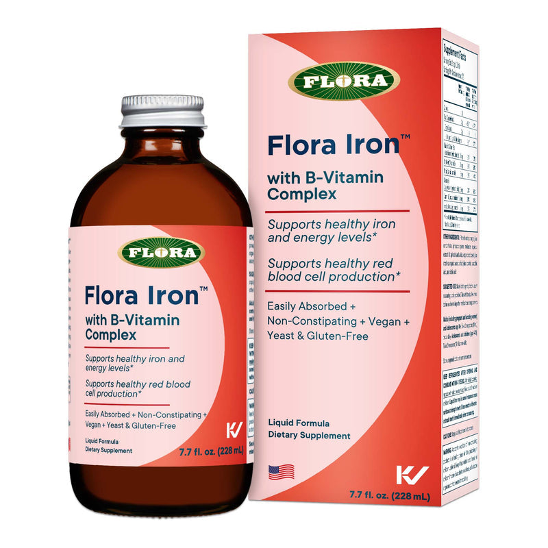 Flora Iron B-Vitamin Complex Liquid 7.7oz.
