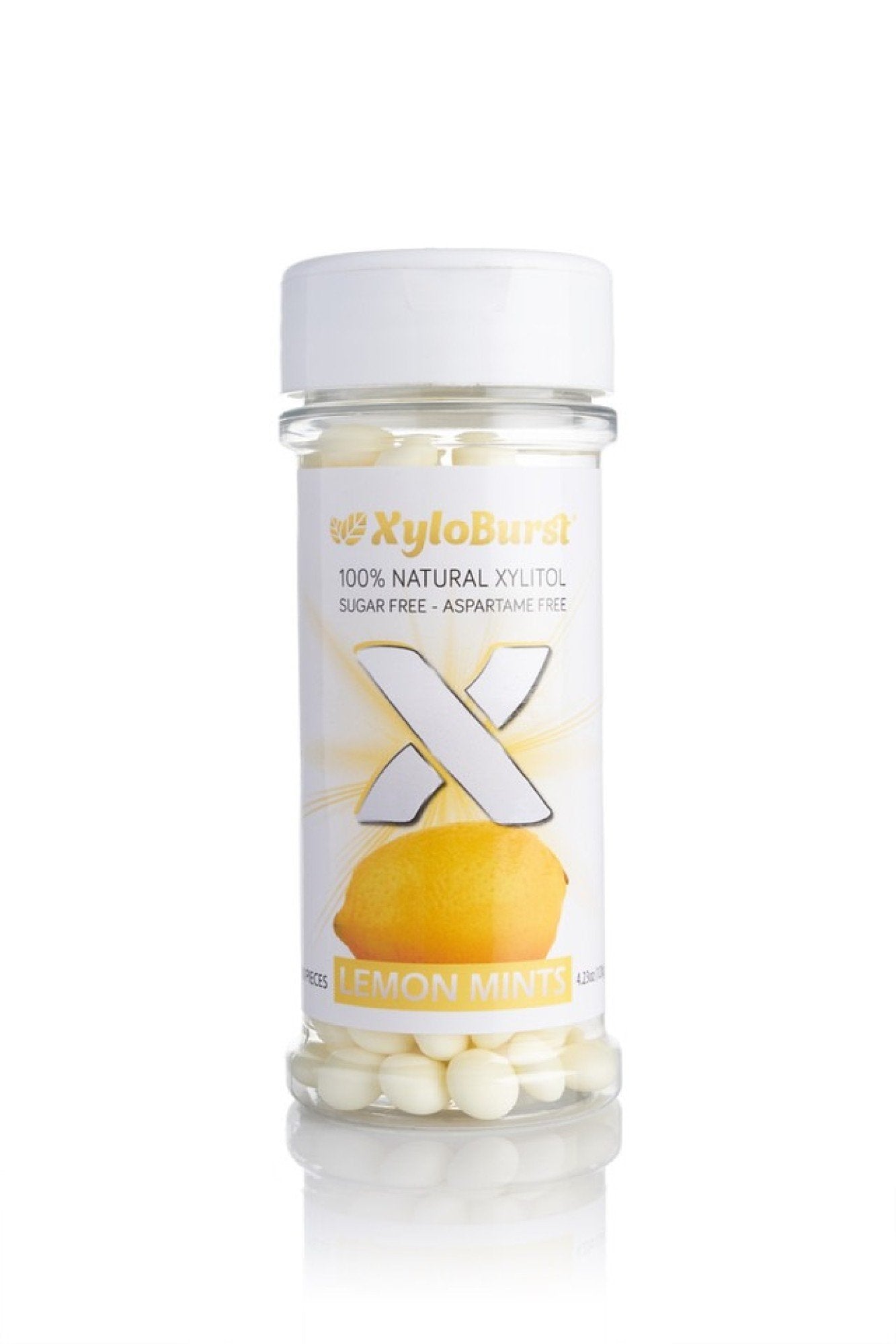Lemon Xylitol Mints Jar