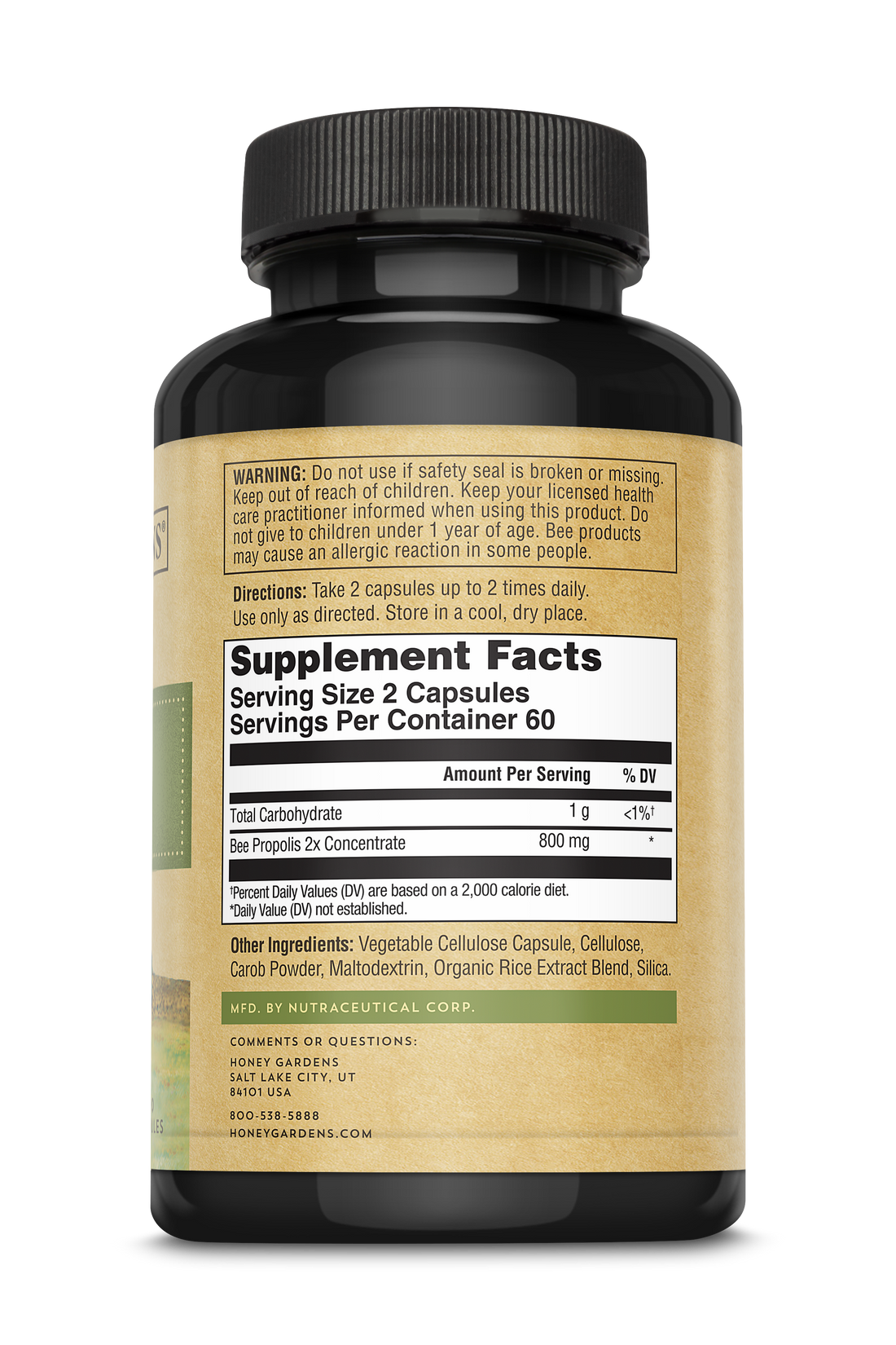 Bee Propolis 2x Potency 120 Count