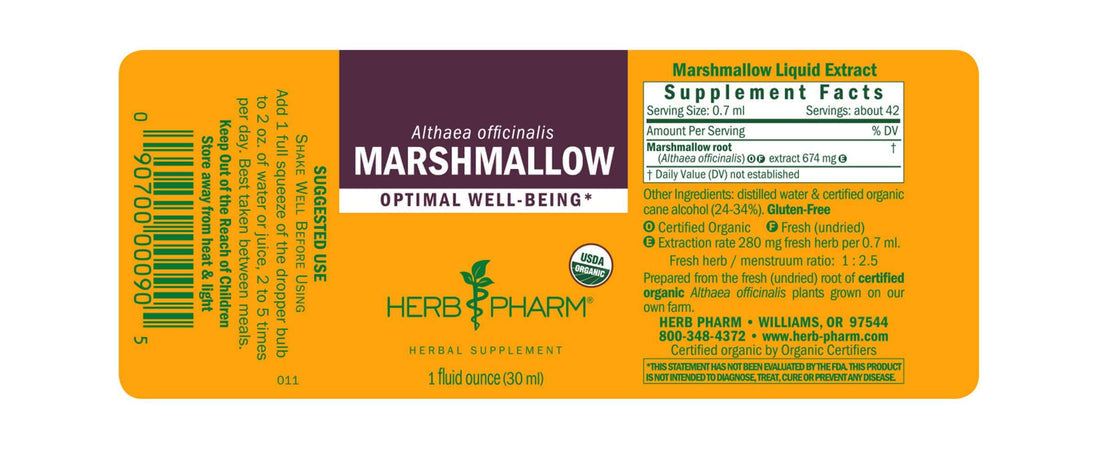Marshmallow Extract Tincture 1oz.