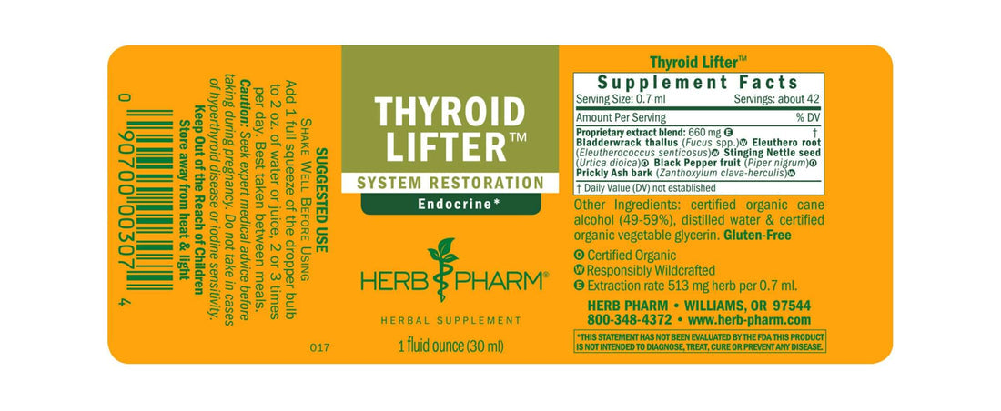 Thyroid Lifter Tincture 1oz.