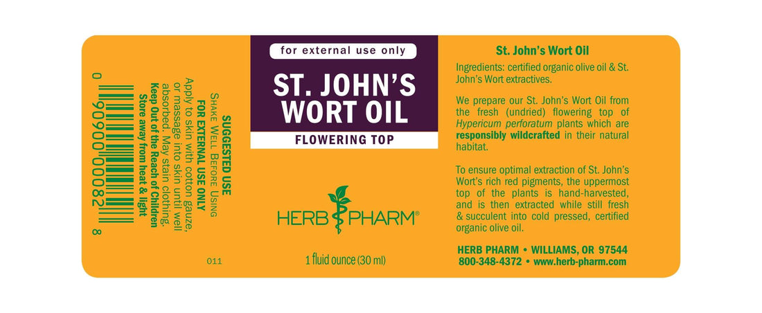 St Johns Wort Oil 1oz.