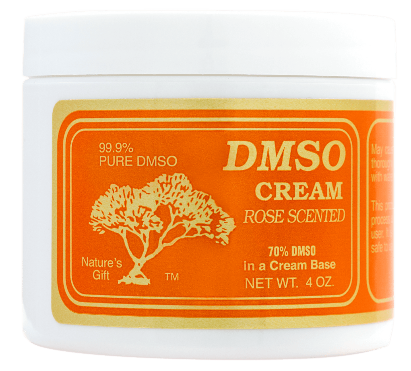 DMSO Cream Rose Scented 4oz.