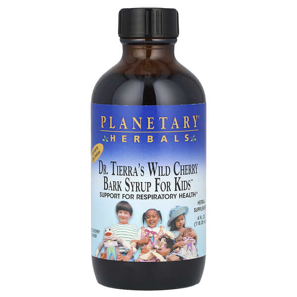 Dr Tierras Wild Cherry Bark Syrup For Kids 4oz.