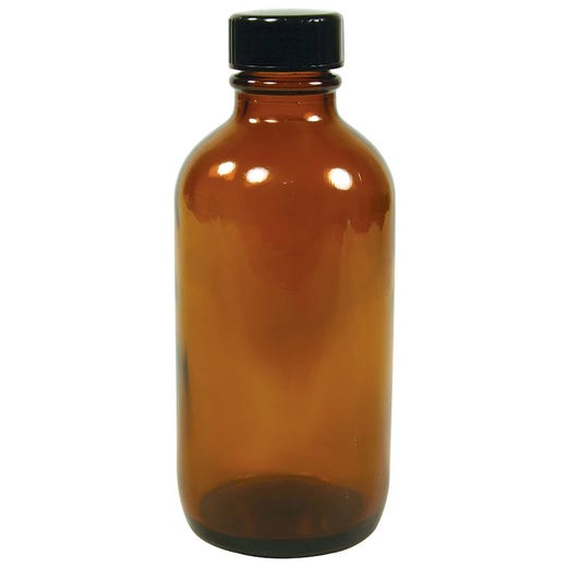 Glass Amber Bottle 2oz.