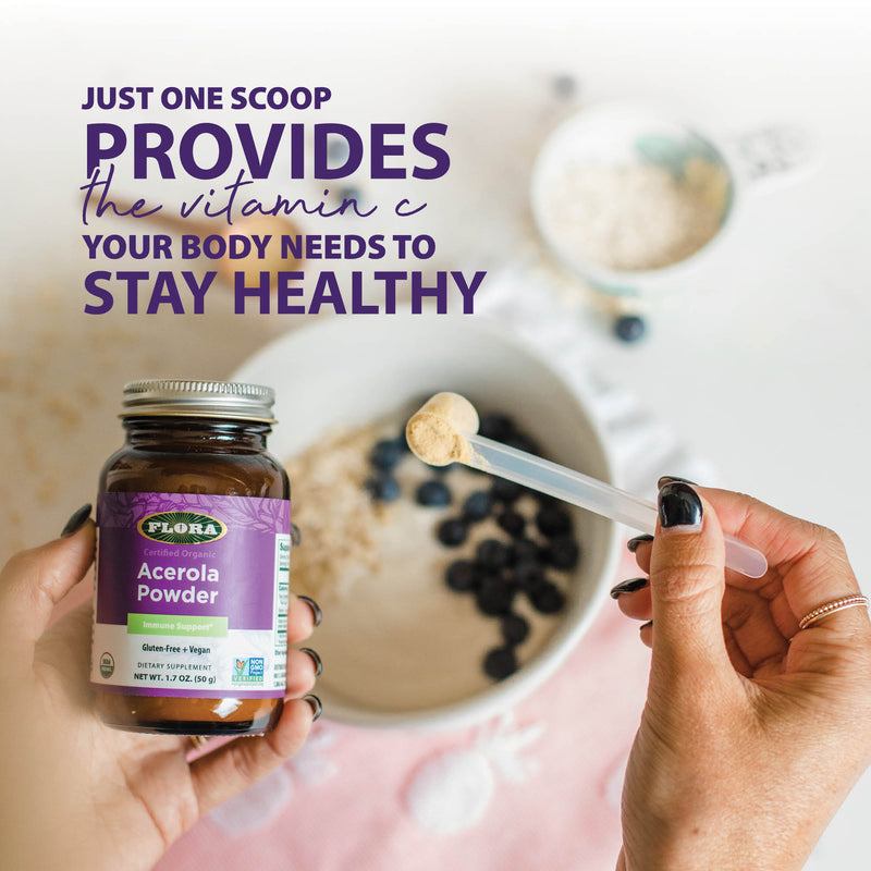 Acerola Natural Vitamin C Powder 1.7oz.