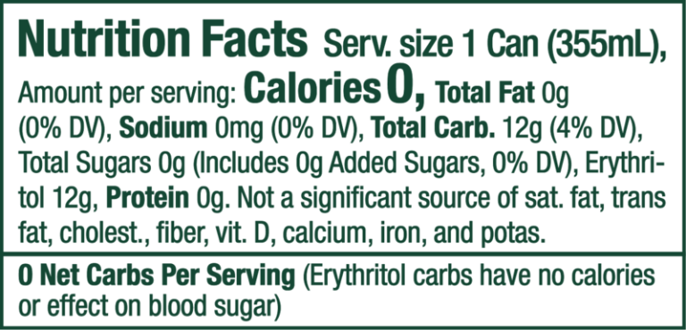 Real Ginger Ale Zero Sugar 12oz. 1 Count
