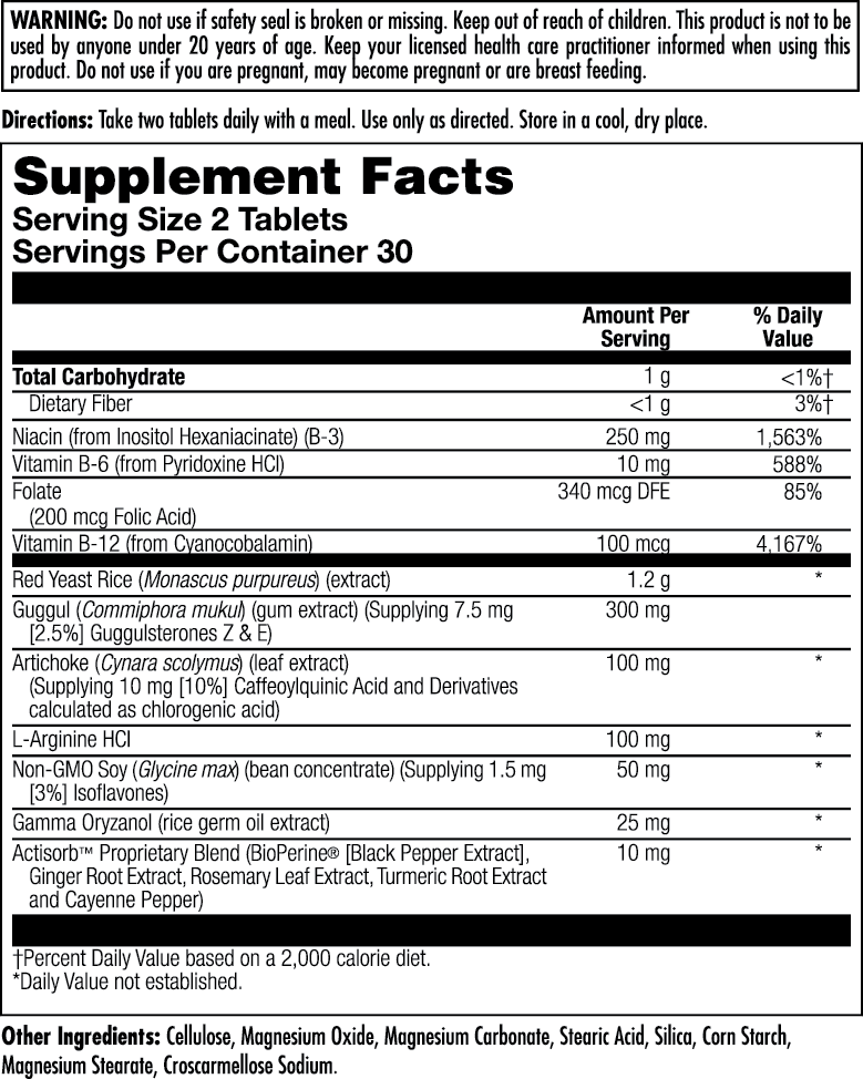Beyond Red Yeast Rice 60 Count