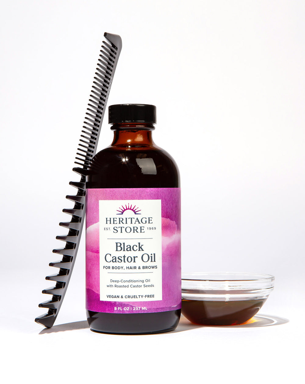 Black Castor Oil 8oz.