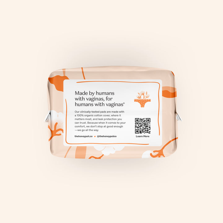 100% Organic Cotton Cover Heavy Flow Daytime 16 Count