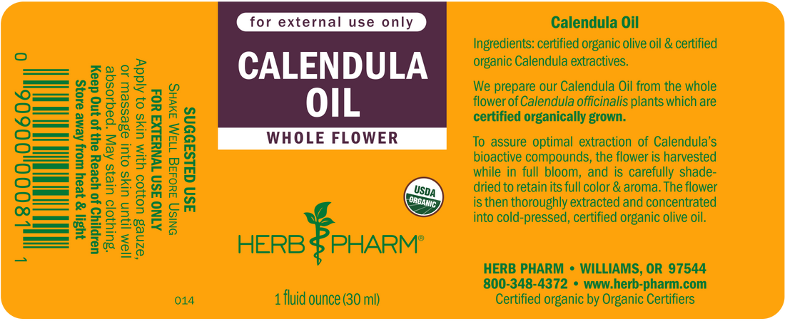Calendula Oil Extract 1oz.