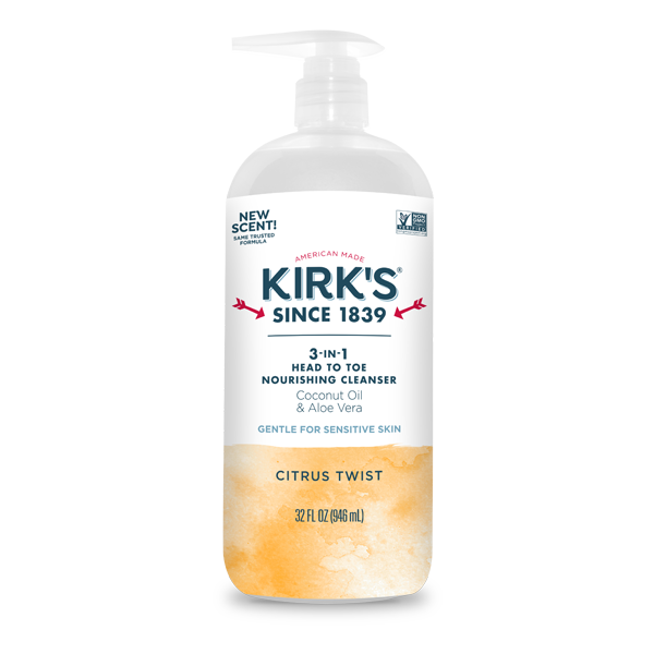 Kirks 3 in 1 Nourishing Cleanser Citrus Twist 32oz.