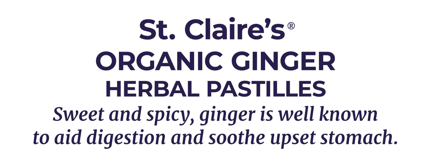 Organic Ginger Pastilles .42oz. Pocket Size 1 Count
