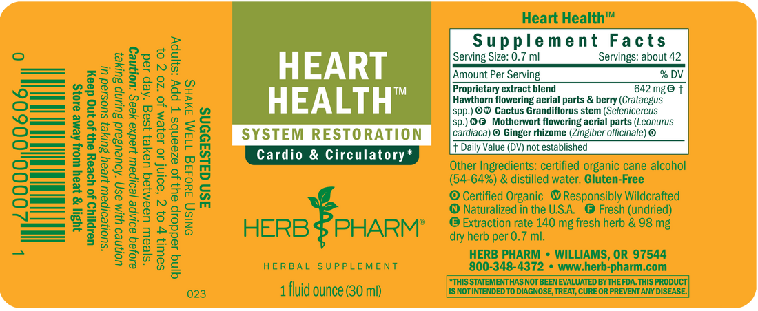 Heart Health Tincture 1oz.