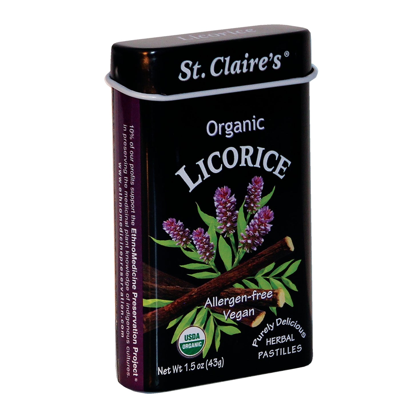 Organic Licorice Pastilles 45 Count