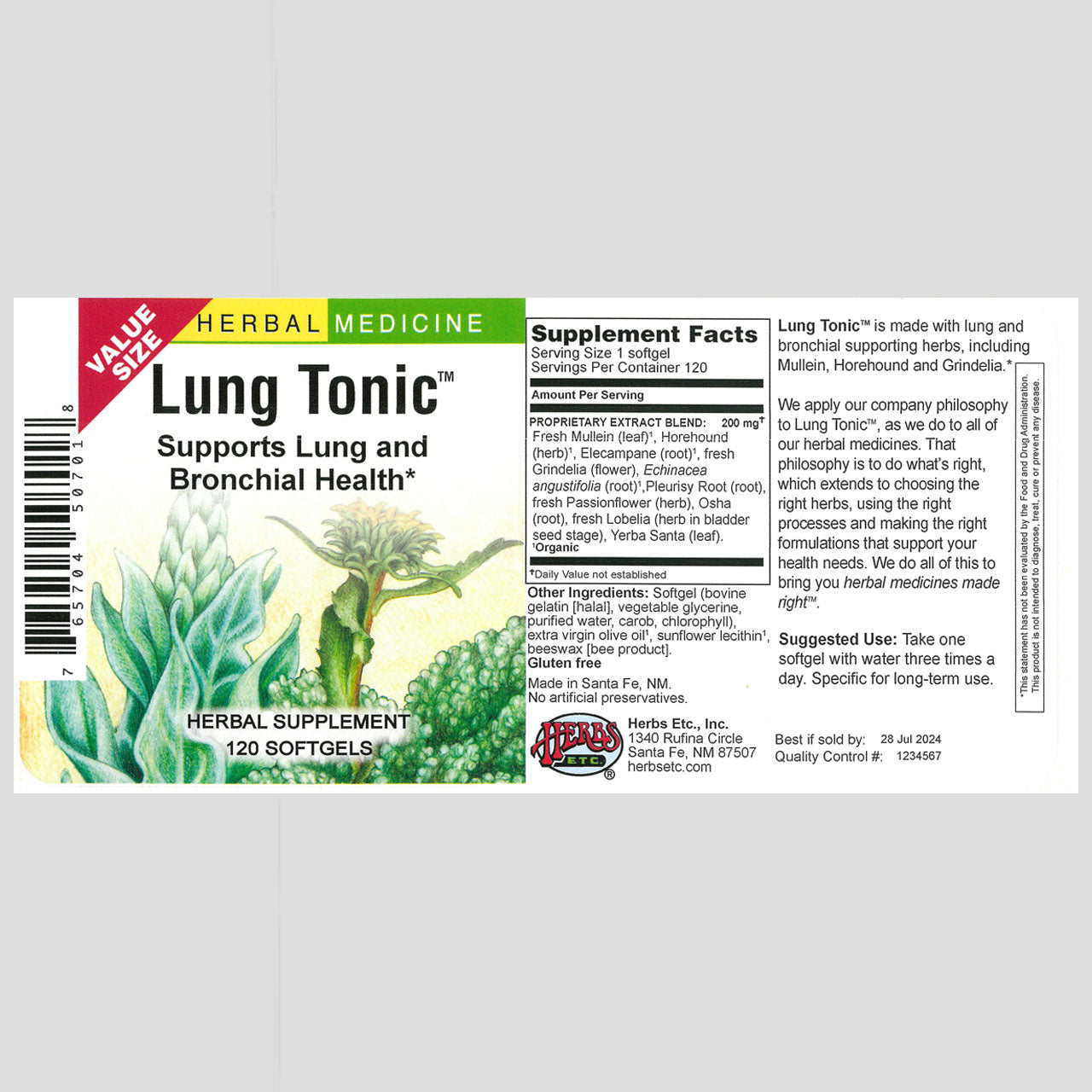 Lung Tonic 120 Count