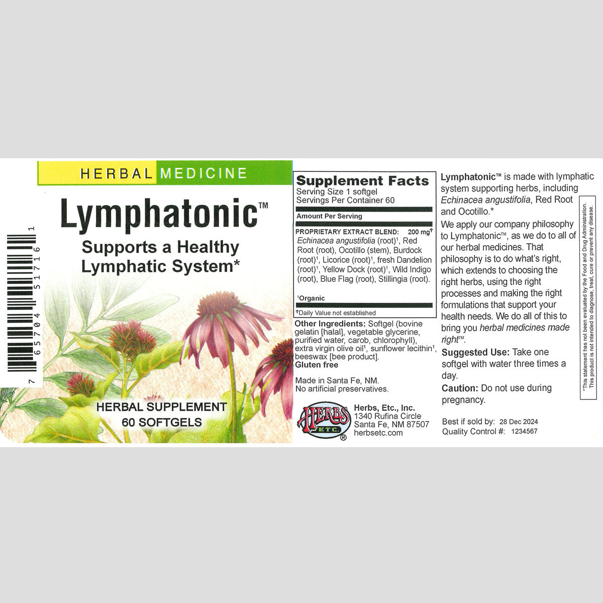 Lymphatonic 60 Count