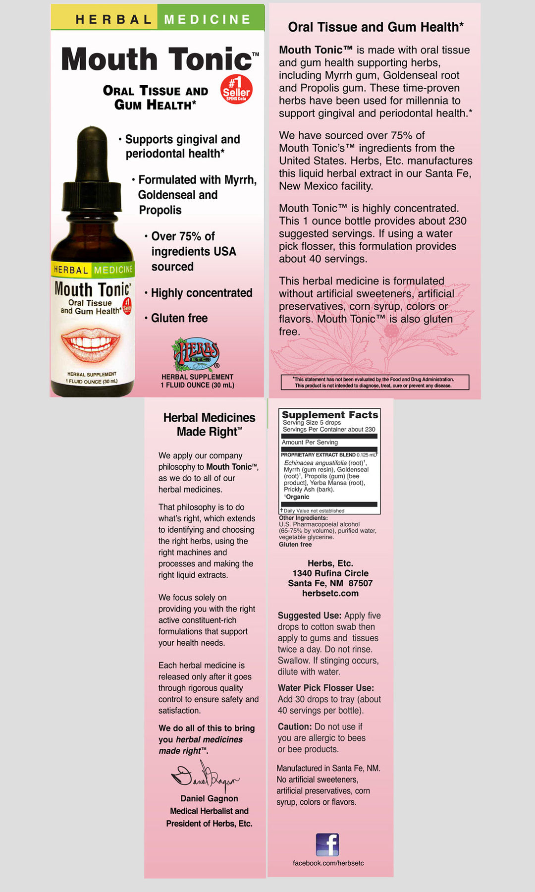 Mouth Tonic 1oz.