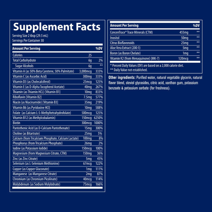 Liquid Multi Vitamin-Mineral Berry Flavor