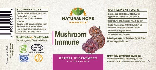 Mushroom Immune Tincture 2oz.