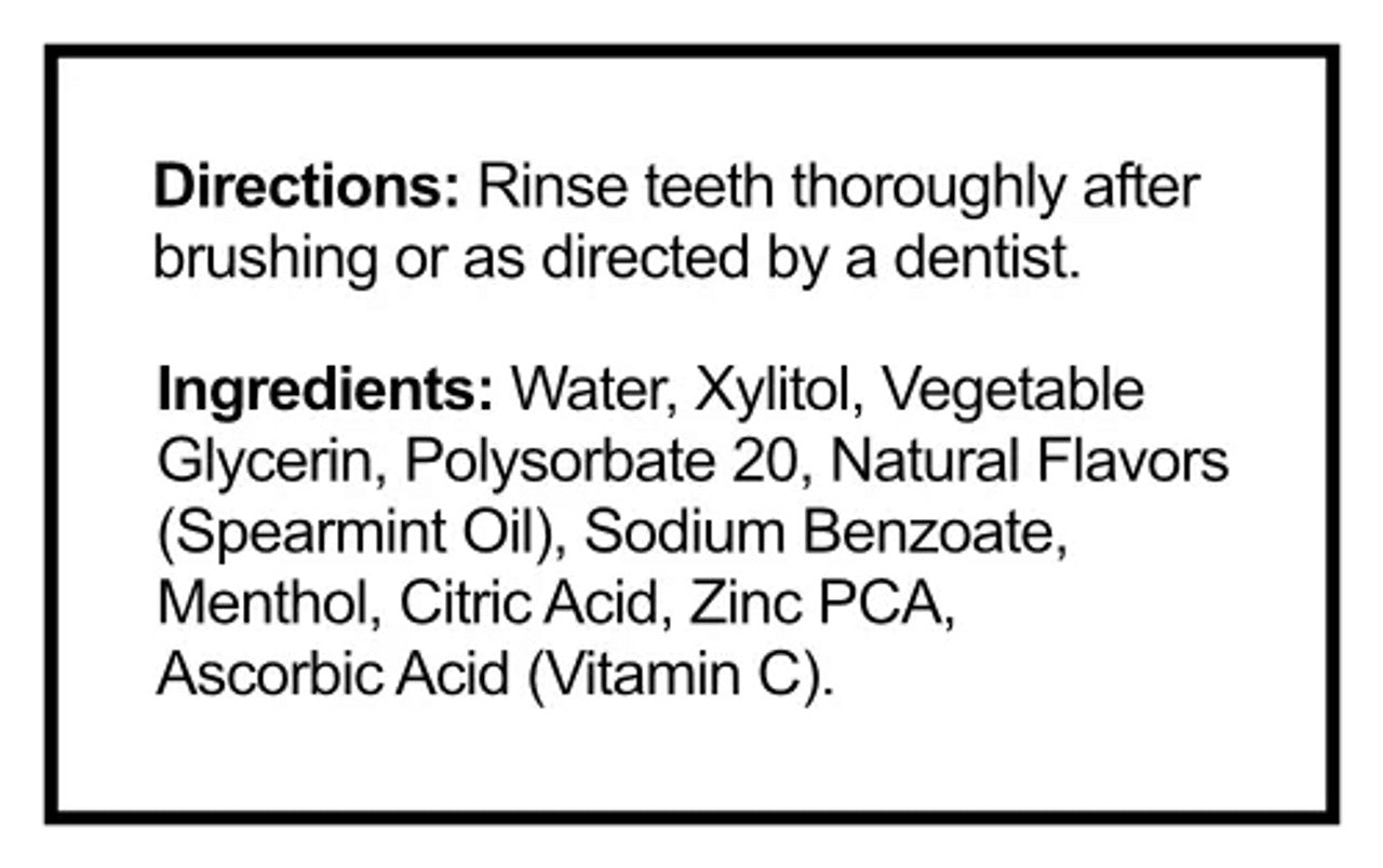 Spearmint Xylitol Mouthwash
