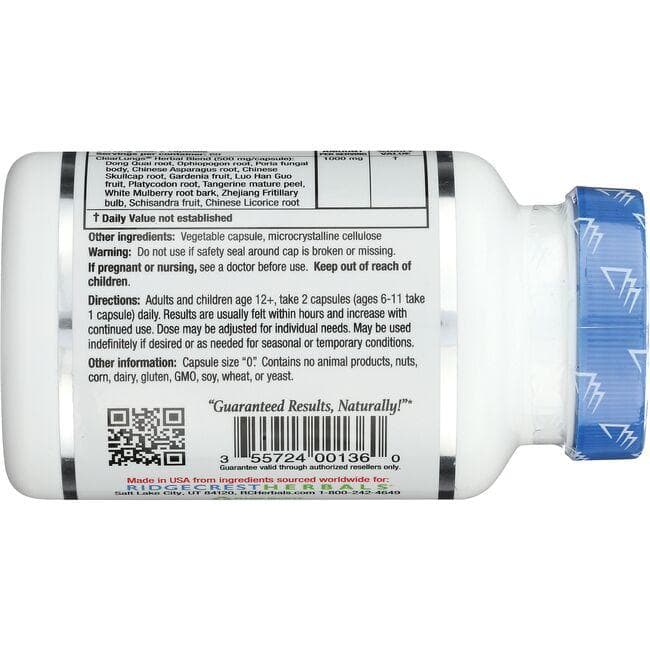 Clearlungs Classic 60 Count